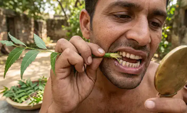 Higiene dental mediante masticación Hojas | Historia del Cepillo de Dientes | Clínica Dental Satorres