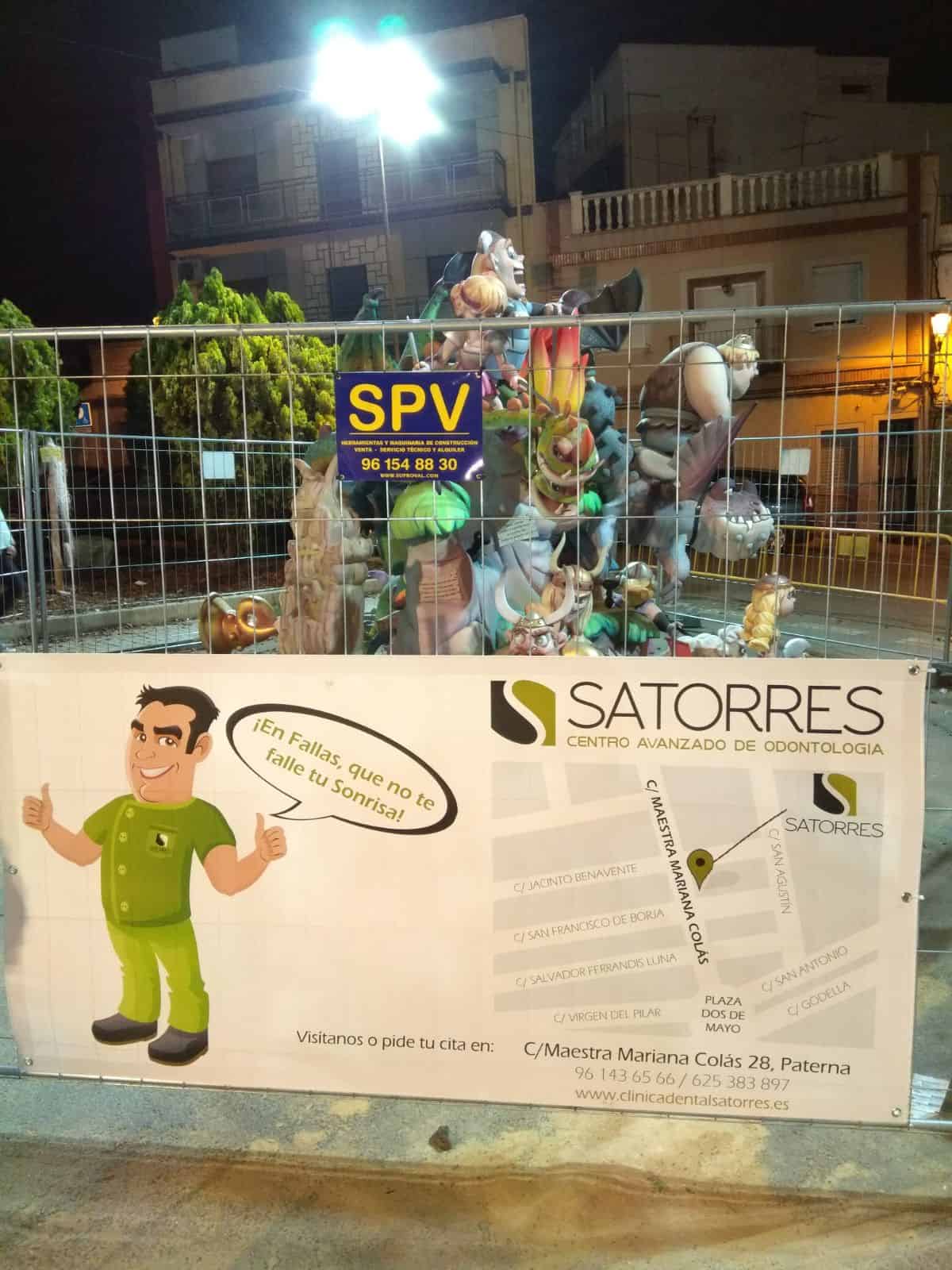 Clínica Dental Satorres de Paterna en la Falla Dos de Mayo