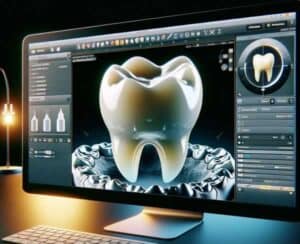 Reconstrucción CAD CAM Corona Zirconio | Clínica Dental en Paterna y Manises