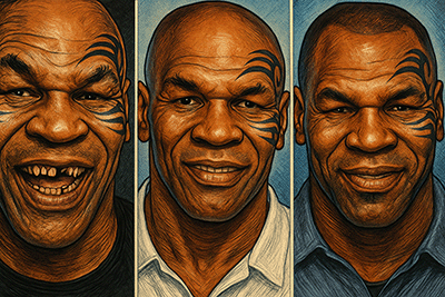 Myke Thyson | Sonrisa Perfecta de famoso | Clínica Dental Satorres