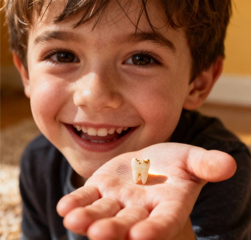 Primer Diente de Leche caído || Clínica Dental Satorres - Paterna Manises