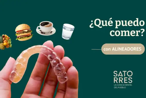Banner que comer y beber con alineadores | Clínica Dental Satorres Valencia